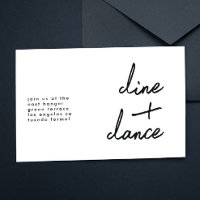 Moderne Rezeption für Abendessen und Tanz