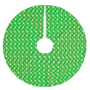 Moderne Ribbons aus der Mitte des Jahrhunderts in  Polyester Weihnachtsbaumdecke