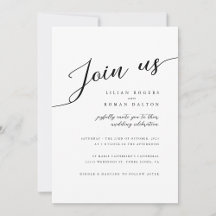 Moderne romantische Script Typografy Wedding