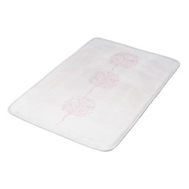 Moderne rosa Abstrakte Natur Badematte