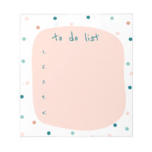 Moderne rosa blaue Polka Dot für Organisation