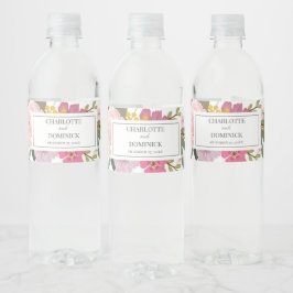 Moderne Rosa Blumengarten Frühjahrspüngel Hochzeit
