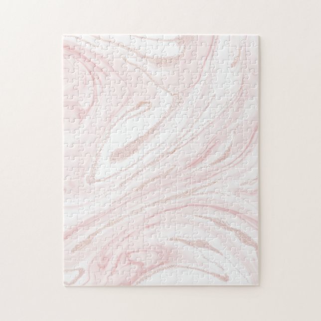 Moderne rosa glitzernde Marmoroptik (Vertikal)