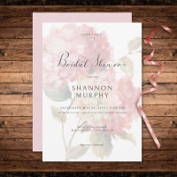 Moderne rosa Hydrangeen-Brautparty
