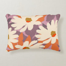 Moderne rosa künstlerische Daisies Nature Wohngest