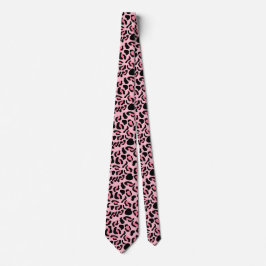 Moderne rosa Leopard Muster Tier Krawatte