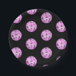 Moderne rosa Lila Diskothek Ball-Muster Schwarz Pappteller<br><div class="desc">Tanz,  Tanz! Evergreen Disco Mirrorball Design für jede tanzende Königin. Disco Ball Illustration Muster rosa ästhetische Wohngestaltung,  Party Produkte und Geschenke.</div>
