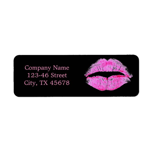 moderne Rosa Lippen Makeup Artist Kosmetologe (Vorne)