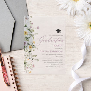 Moderne rosa Partei für den Abschluss Lila Wildblu