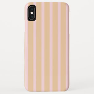 Moderne rosa Pfirsich-Taffy-Gestreift Case-Mate iPhone Hülle