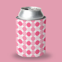 Moderne rosa Polka Dots Niedlich und stilvoll gest Dosenkühler
