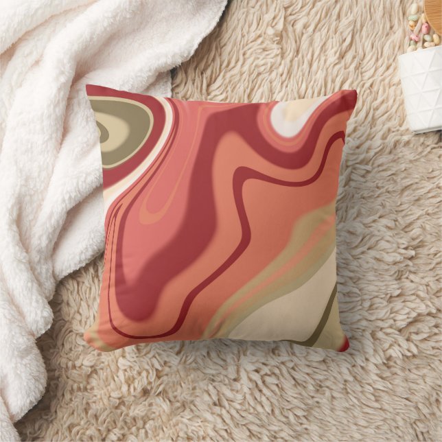 Moderne Rosa Rosa Rosa Regenbogen Personalisiert G Kissen (Decke)