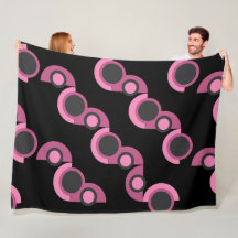 Moderne rosa, schwarz und grau