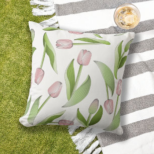 Moderne rosa Tulpe Kissen