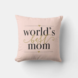 Moderne Rosa- und Goldwelten - Die elegante Mama Kissen