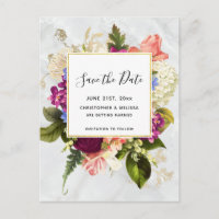 Moderne Rosa- und Weißblütenhochzeit retten das Da