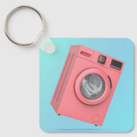 Moderne rosa Waschmaschine