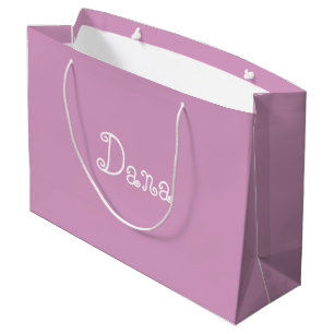 Moderne rosafarbene Babydusche Geschenktüte