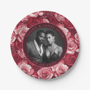 Moderne Rose Bachelorette Teller für frisch vermäh