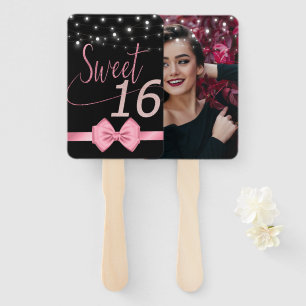 Moderne Rose elegant schick 16 Hand Fan Fächer