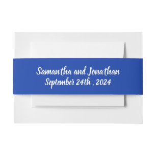 Moderne Rose Gold Border für Navy Blue Einladungsbanderole