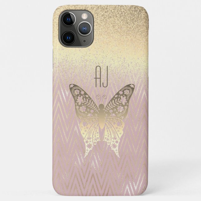 Moderne Rose Gold Case-Mate iPhone Hülle (Rückseite)