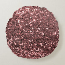 Moderne Rose Gold Imitate Glitzer Print