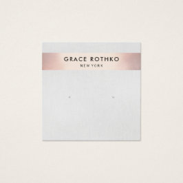 Moderne Rose Gold Strip Studs verleihen Anzeige