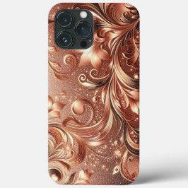 Moderne Rose mit Gold und Blumen6 Case-Mate iPhone Hülle