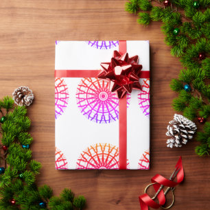 MODERNE ROSE PINK FARBE GESCHENKPAPIER