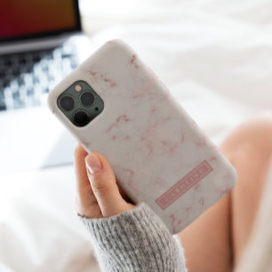Moderne roségoldene Marmor-Handyhülle Case-Mate iPhone Hülle