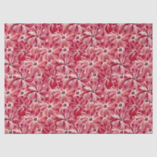 Moderne rote Blume Blumenmuster Seidenpapier