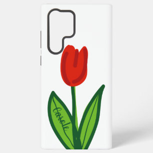Moderne rote Tulpen-Vektorgrafik Samsung Galaxy Hülle
