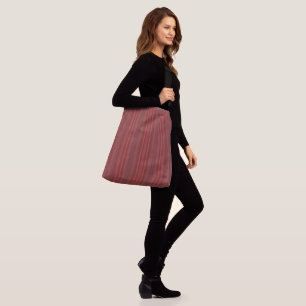 Moderne rote, überdruckbare Crossbody-Tasche Tragetaschen Mit Langen Trägern