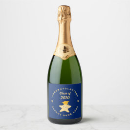 Moderne Royal Blue und Gold Abschluss Star