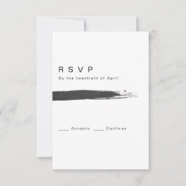 Moderne RSVP-Karte RSVP Karte