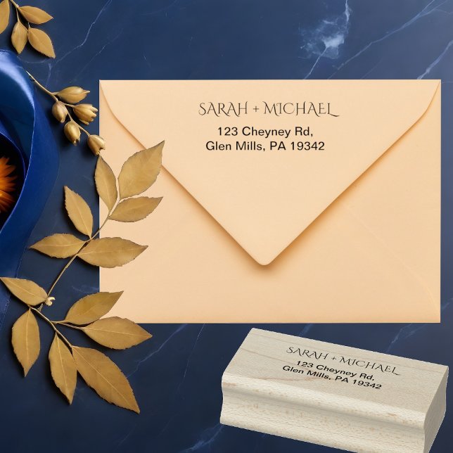 Moderne Rücksendeadresse Gummistempel (Von Creator hochgeladen)