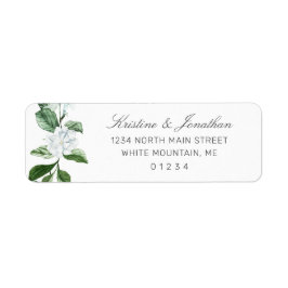 Moderne Rücksendeadresse im Grünen Wreath