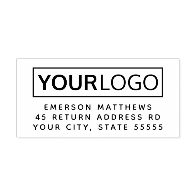 Moderne Rücksendeadresse oder Text für das Logo Permastempel (Design)