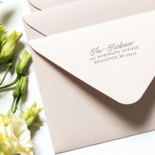 Moderne Rücksendeadresse Permastempel