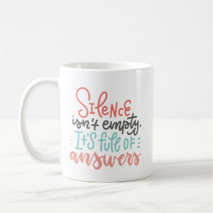 Moderne Ruhe Lovely Coral Pink Soft Aquamarin Blac Kaffeetasse