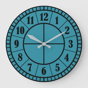 Moderne runde Acryl-Wanduhr 27,3 cm Große Wanduhr