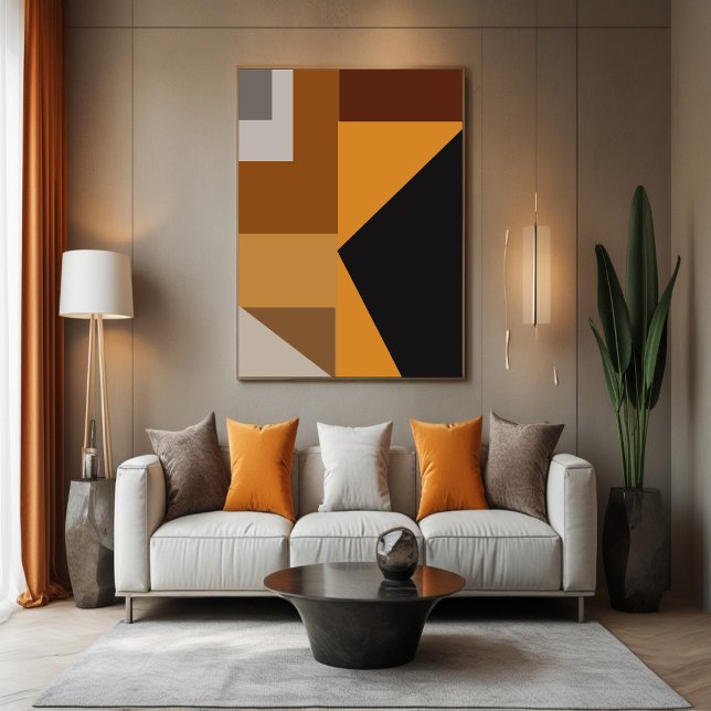 Moderne rustikale Einrichtung für Wohn- oder Schla Poster (Von Creator hochgeladen)