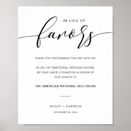 Moderne rustikale Hochzeit anstelle eines Liebesze Poster