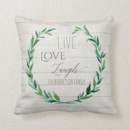 Moderne rustikale kissen