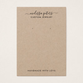 Moderne Rustikale Kraft Schmuckkollektion