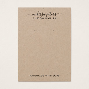 Moderne Rustikale Kraft Schmuckkollektion