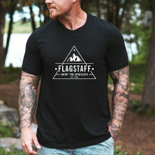 Moderne Rustikale Männliche Berg Baum Baumpfleger T-Shirt