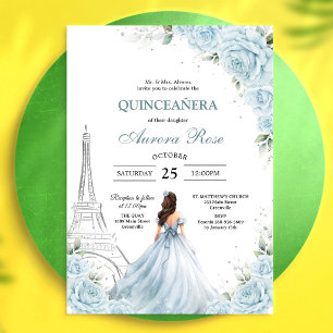 Moderne rustikale Quinceanera-Einladung Einladung