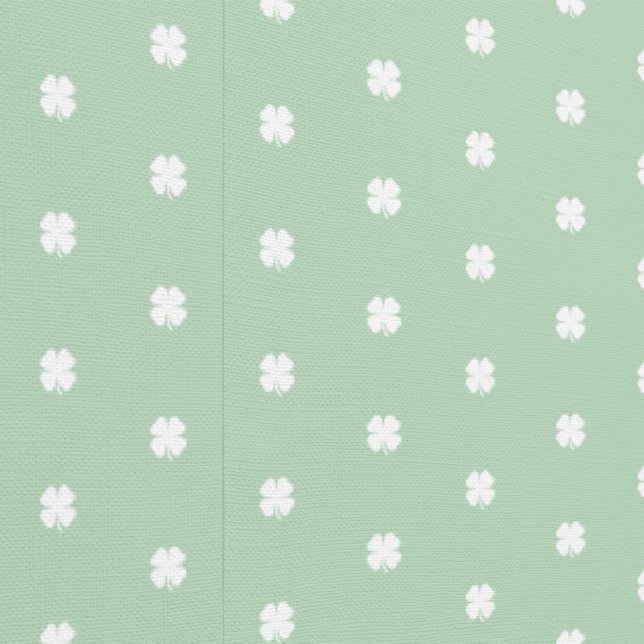 Moderne rustikale Sage Green Kleines Kleeblatt Mus Tapete (Naht)